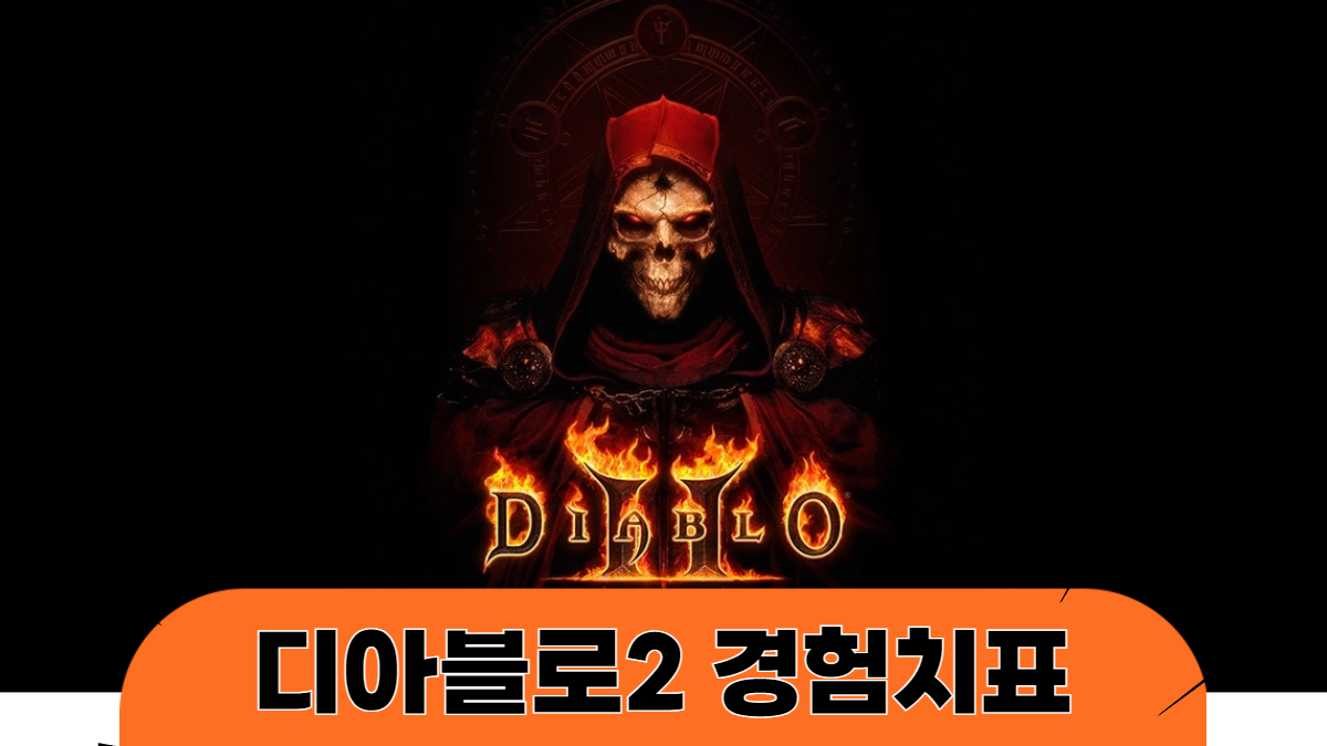 디아블로2-경험치표-배너